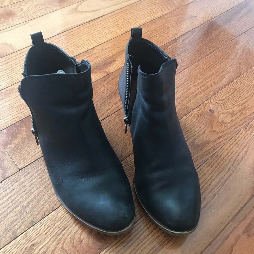 Lucky brand black booties